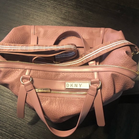 DKNY Weekender tote, in Primrose. Minimal use, in like-new condition. - Picture 3 of 8